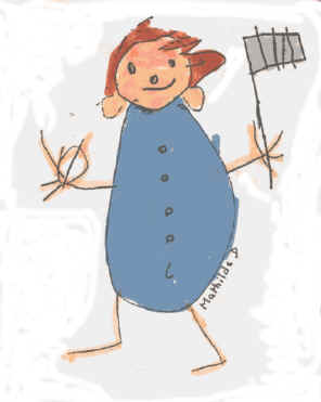 Bonhomme maternelle