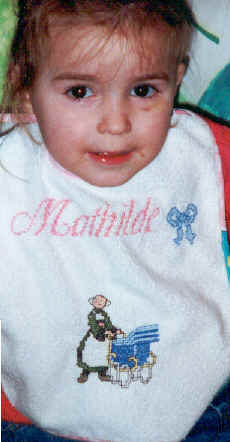 bavoir de Mathilde