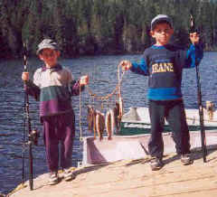Thomas et Mathieu les ptits pcheurs de Fab !!